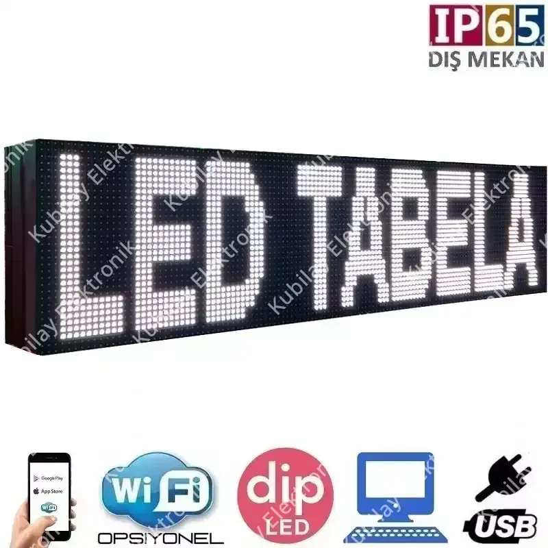 96x48 cm Çift Taraflı Dış Mekan LED Tabela Fiyatı ve Özellikleri