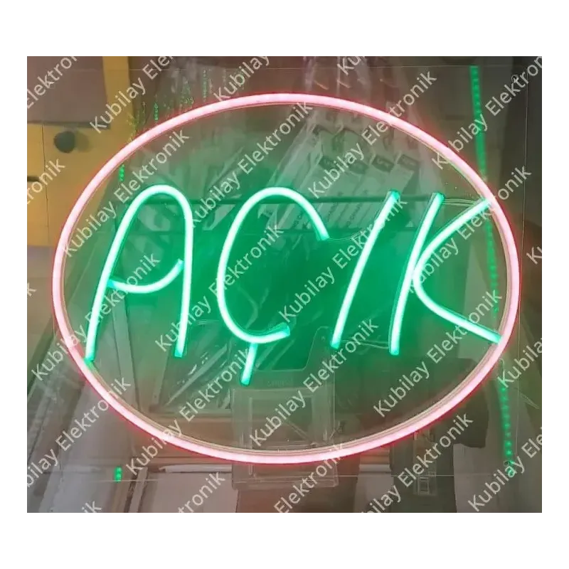 Açık Neon LED Yazı - Kubilay Elektronik
