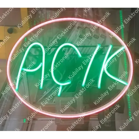 Açık Neon LED Yazı - Kubilay Elektronik