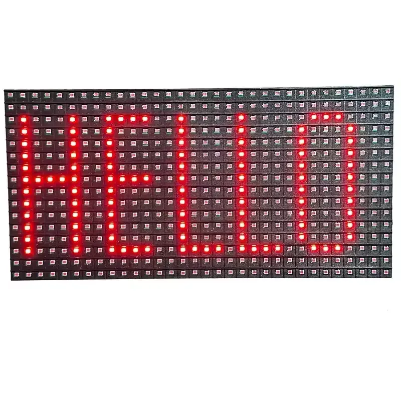P10 Kırmızı SMD LED Panel, Görüş Açısı  80°Y, 60°D