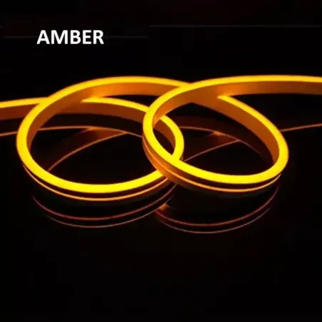 Cata CT-4555 5 Metre Amber Neon LED Şerit | 12V, Su Geçirmez