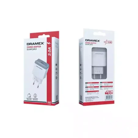 Dramex D30B Quick Şarj Cihazı Başlığı 3.0Amper Fiyatı
