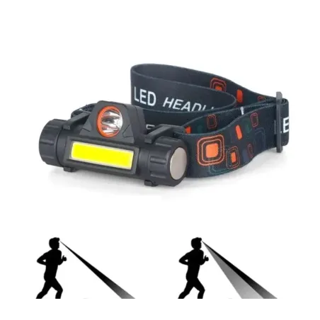 LED Kafa Feneri Şarj Edilebilir Mıknatıslı