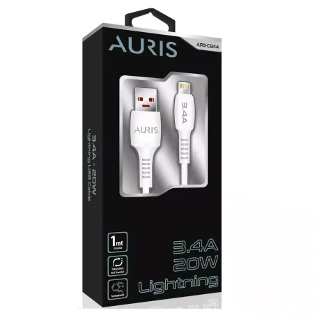 Auris CB44 Lightning Kablo 3.4A/20W