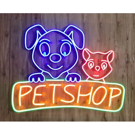 Petshop Neon LED Tabela - Kubilay Elektronik