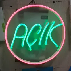 Açık Neon LED Yazı - Kubilay Elektronik