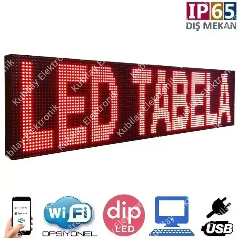 224x32 cm Kayan Yazı LED Tabela Fiyatı ve Özellikleri